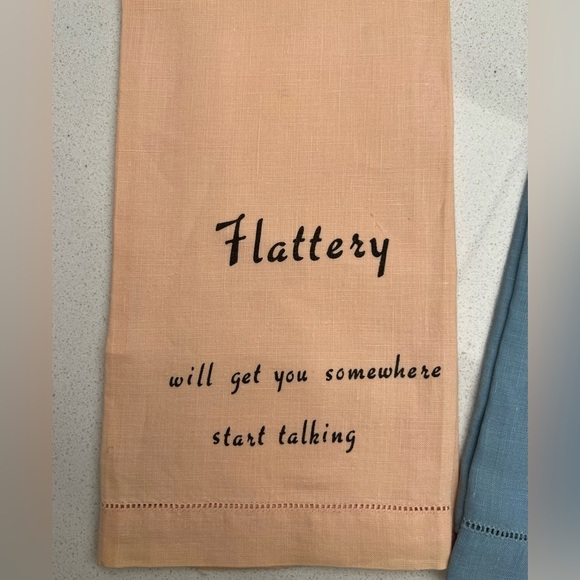 Vintage Hand Towels 1940s 1950s Witty Sarcastic - Picture 12 of 16